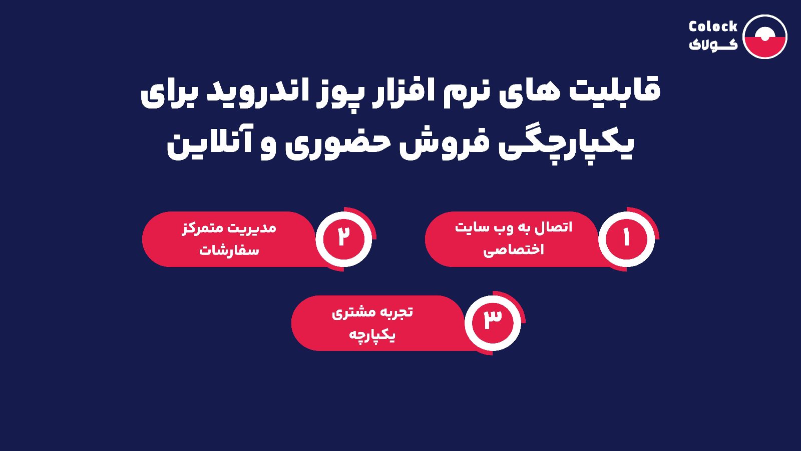 قابلیت های نرم افزار پوز اندروید برای یکپارچگی فروش حضوری و آنلاین