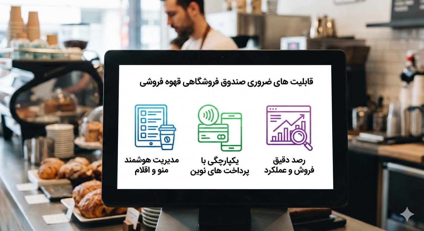 قابلیت های ضروری صندوق فروشگاهی قهوه فروشی