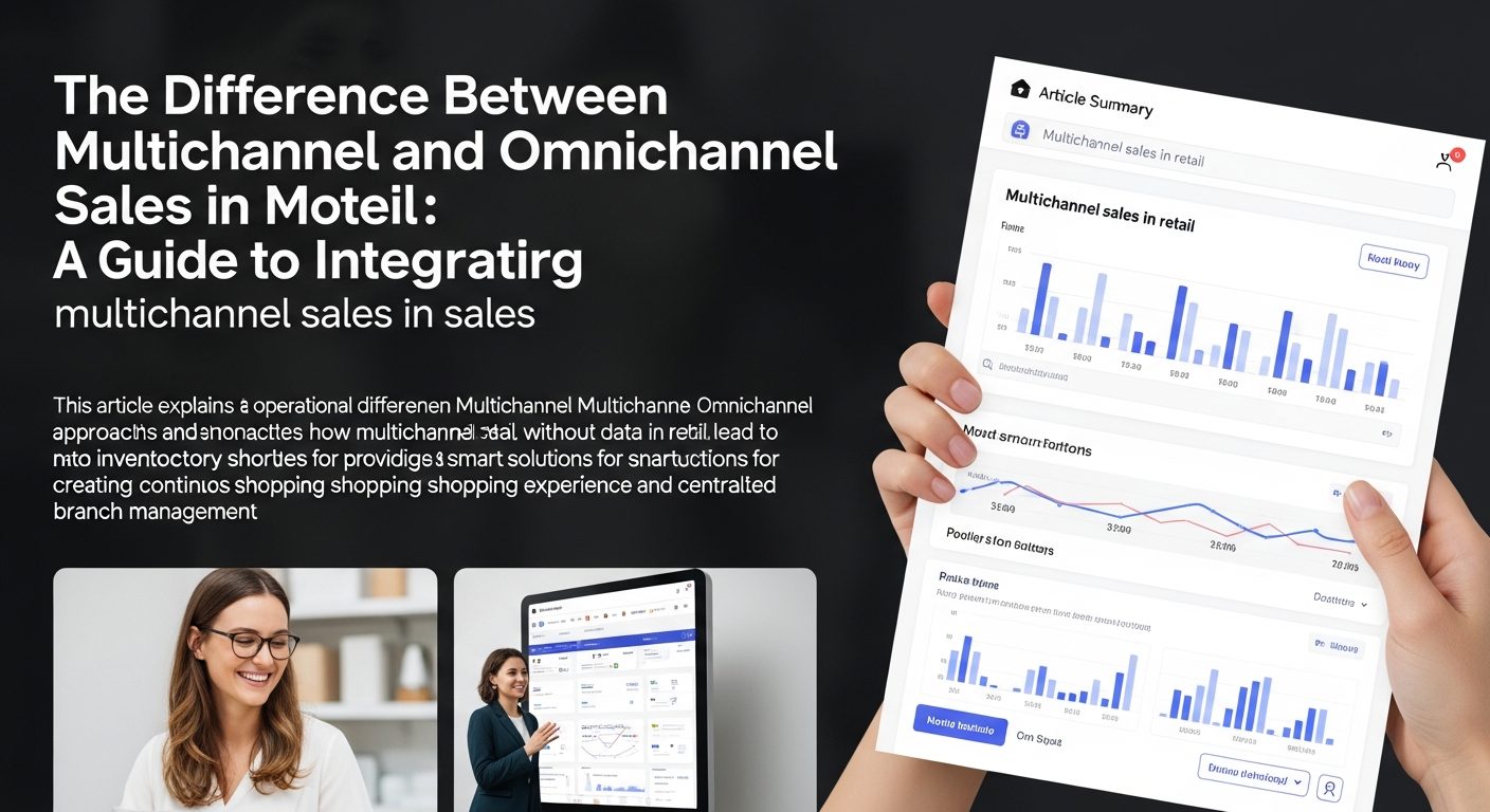 تفاوت فروش چندکاناله و Omnichannel در خرده‌فروشی مدرن: راهنمای یکپارچه‌سازی انبار و فروش