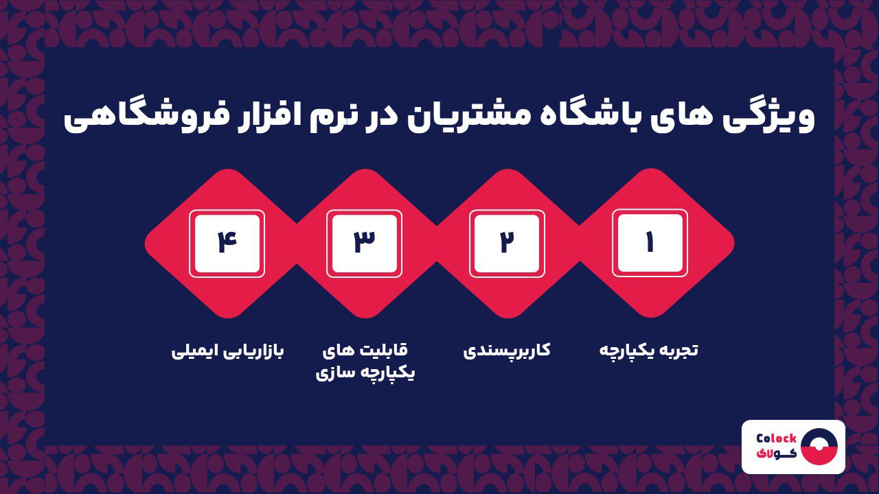 ویژگی های باشگاه مشتریان در نرم افزار فروشگاهی