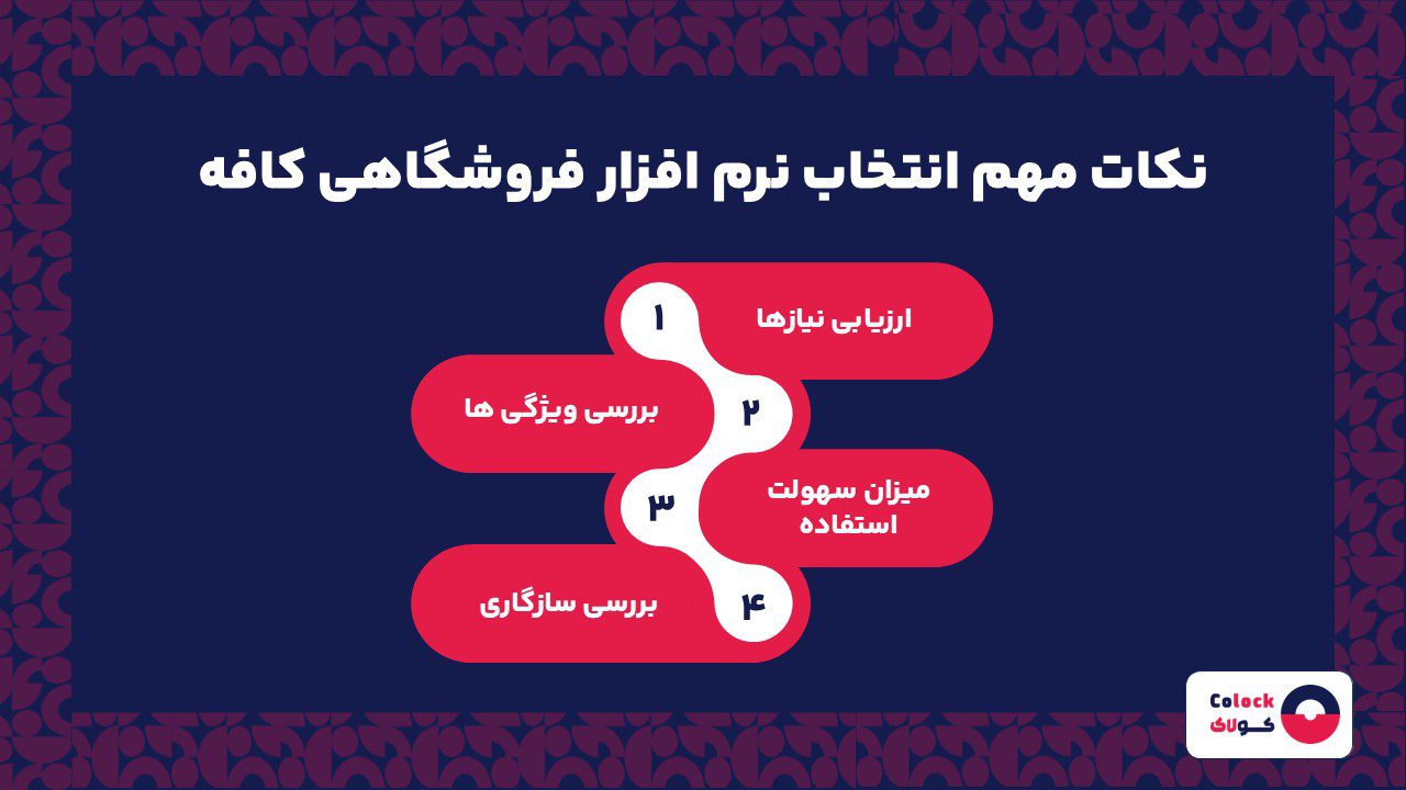 نکات مهم انتخاب نرم افزار فروشگاهی کافه