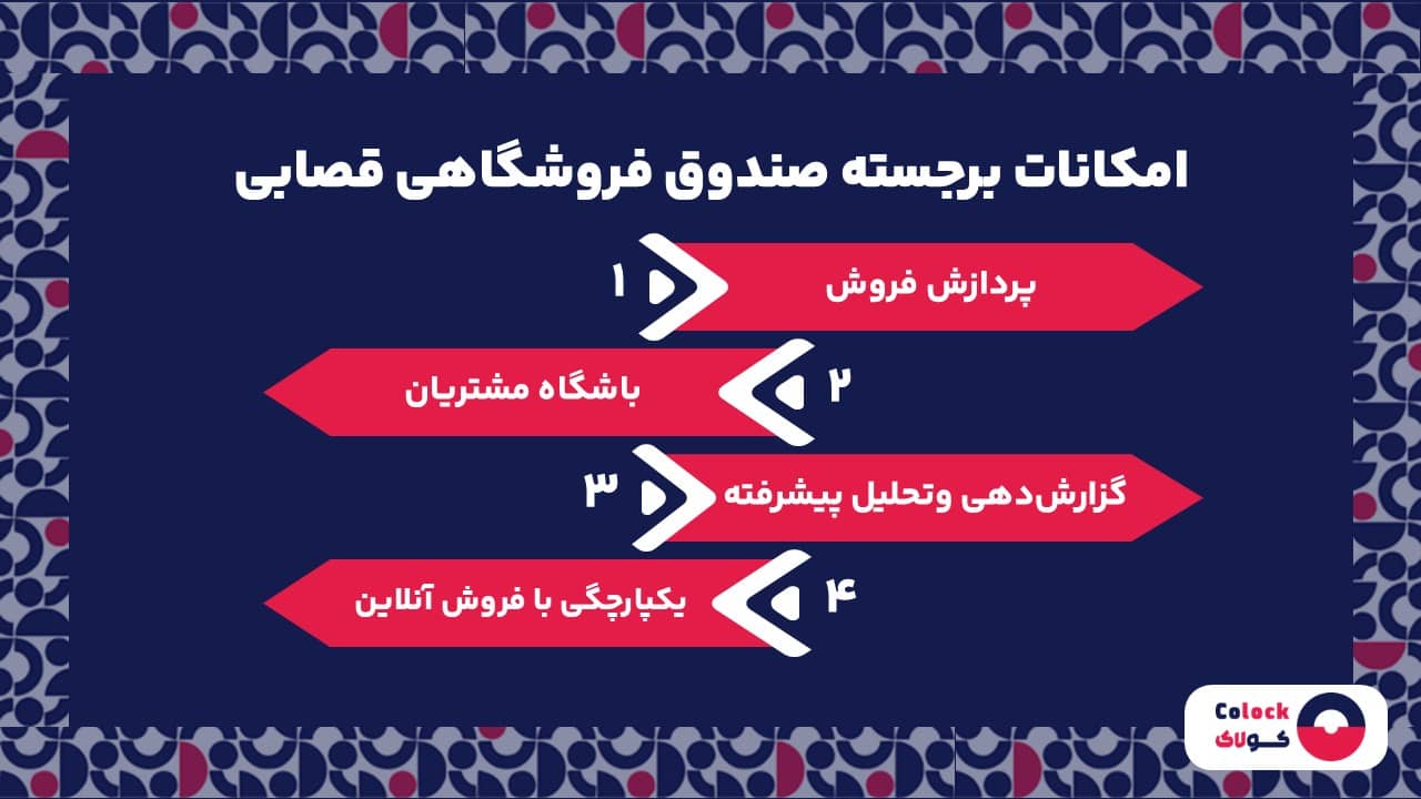 امکانات برجسته صندوق فروشگاهی قصابی