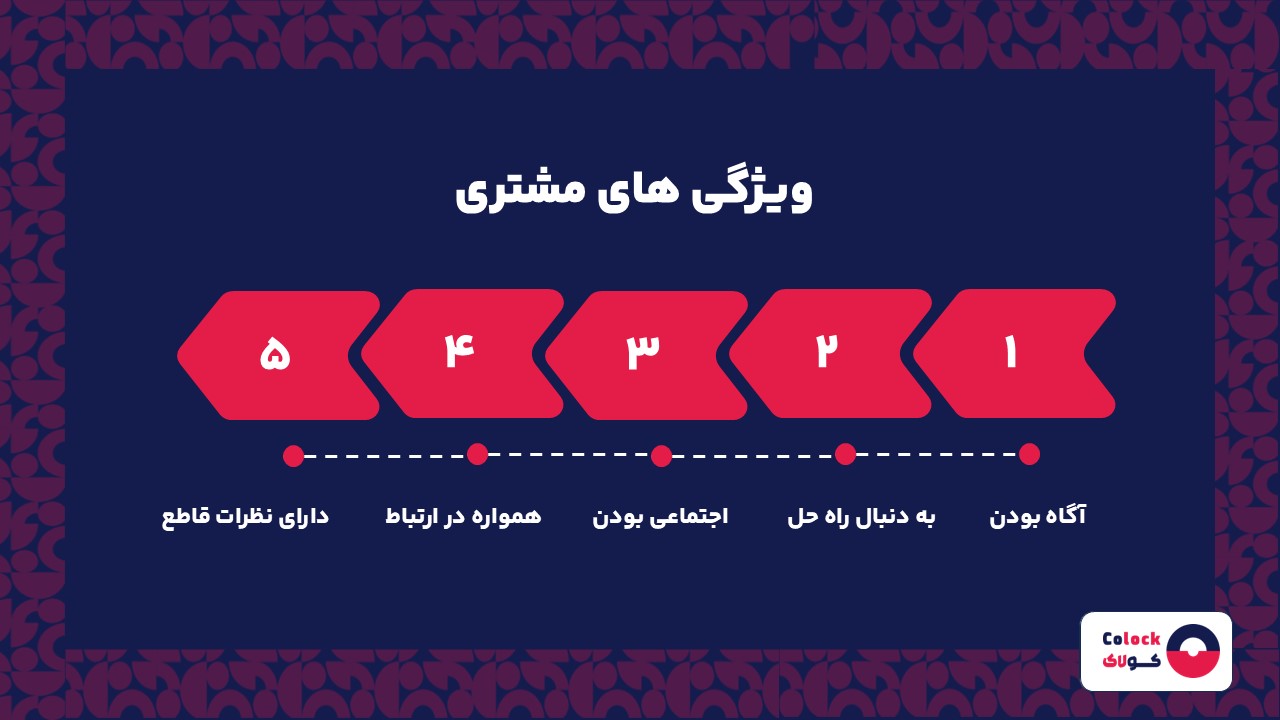 ویژگی های مشتری